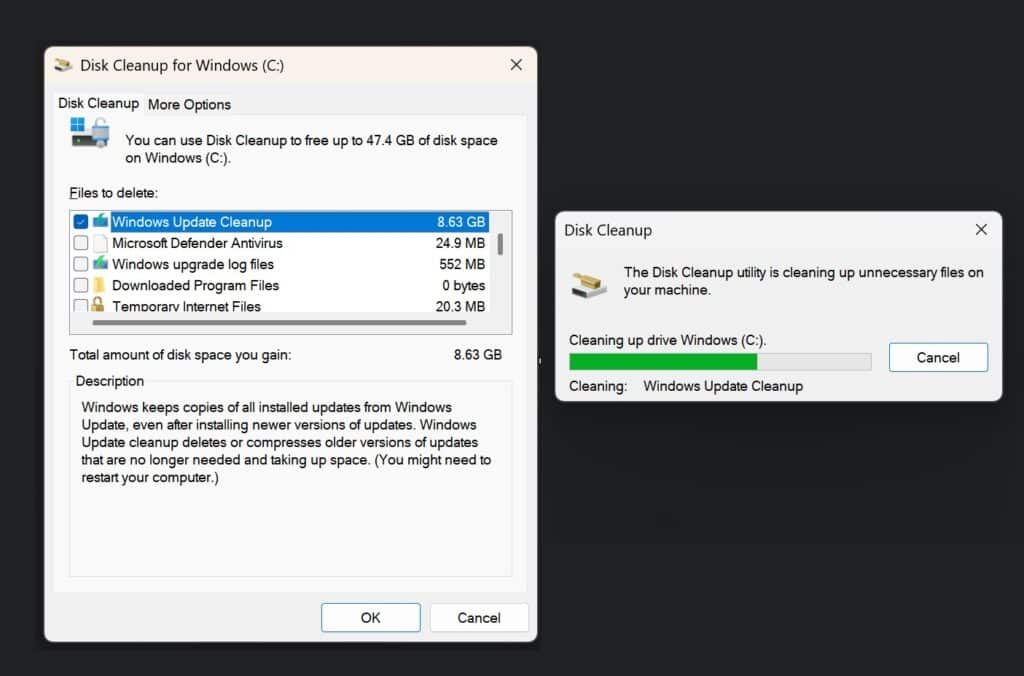Windows 11 24H2 необратимо „изяжда“ до 8,63 GB – поради… механизъм за намаляване на размера на актуализациите