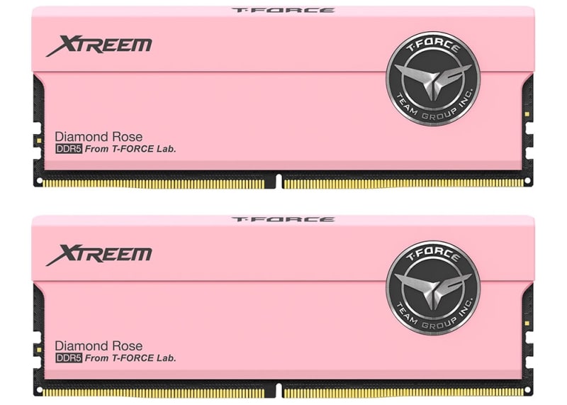 TeamGroup представи розовите модули памет T-Force Xtreem DDR5 със скорост до 7600 MT/s
