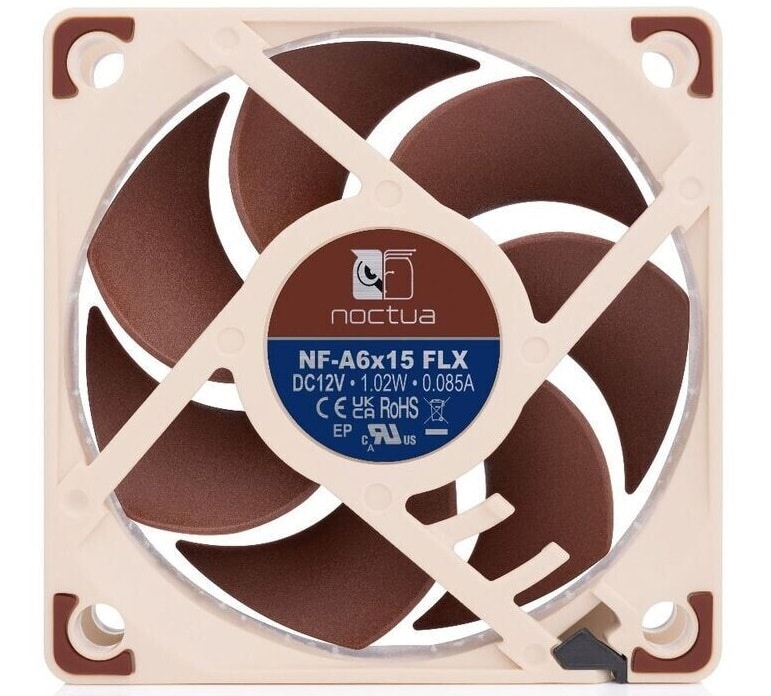 Noctua представи мощните и тихи 60 мм вентилатори NF-A6x15