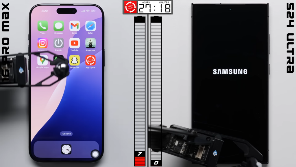 iPhone 16 Pro Max постави рекорд в теста PhoneBuff за време за работа без презареждане