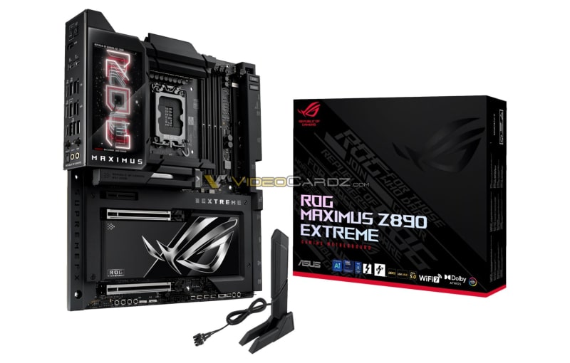 Дънните платки Asus Z890 за процесорите Intel Core Ultra 200K се появиха на изображения