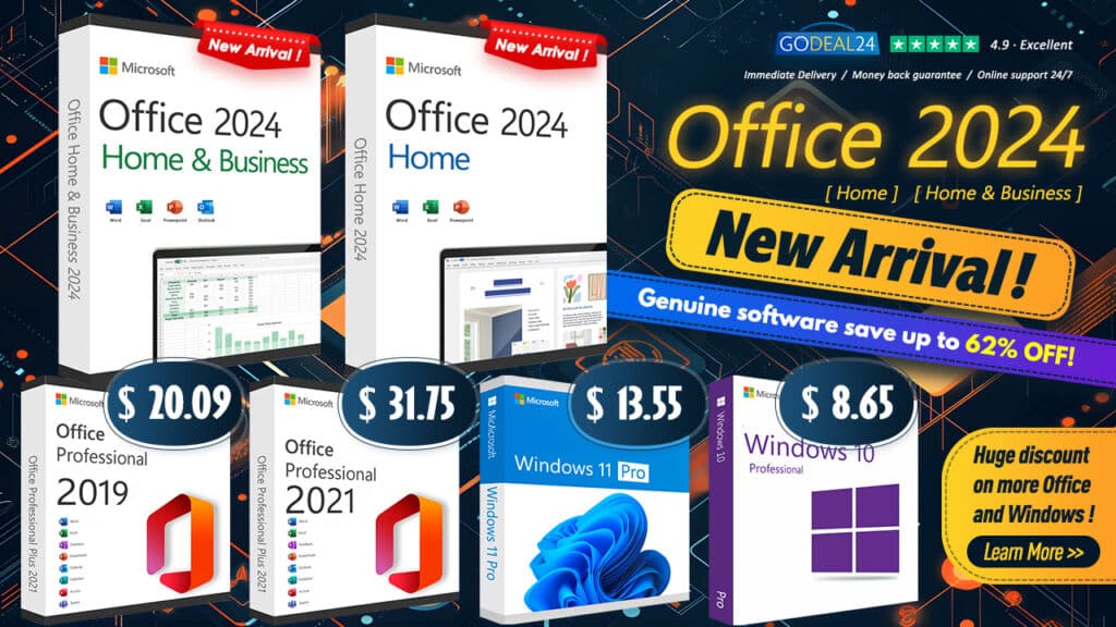 Microsoft Office 2021 срещу Office 2024: кой от тях ще изберете? Най-доброто време да притежавате най-новия Office 2024 с 62% отстъпка