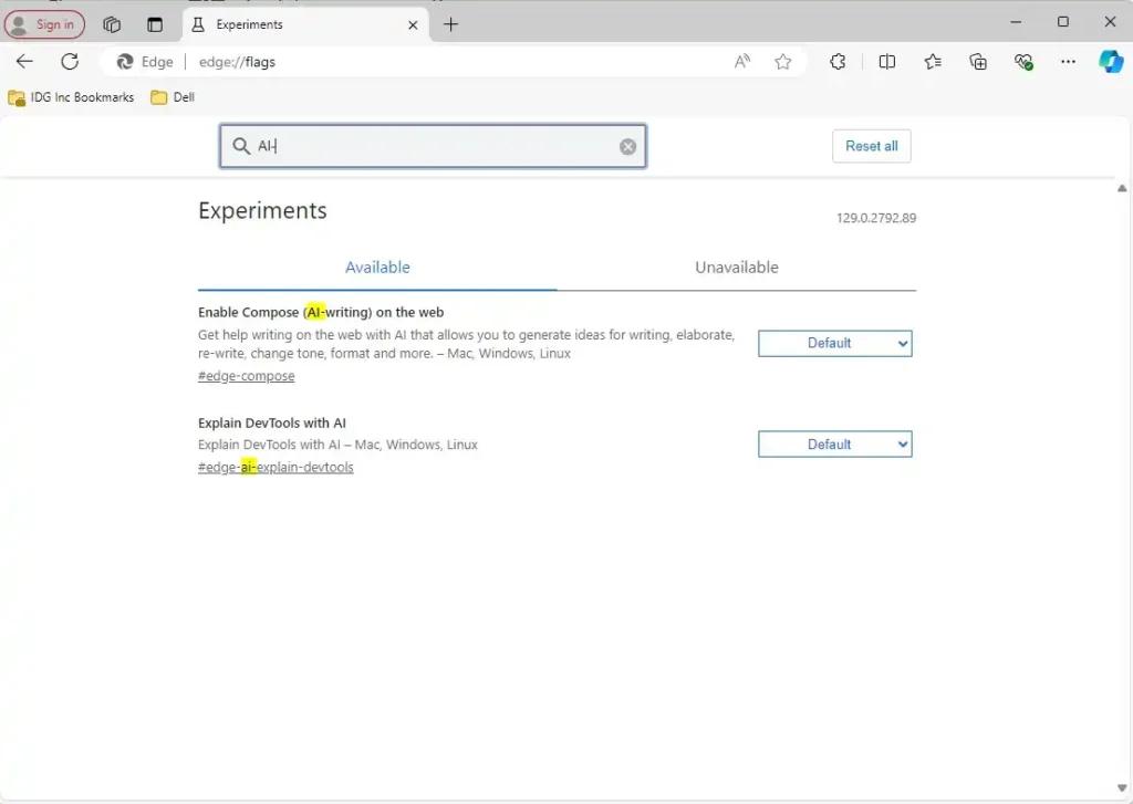 Как да изключим ИИ функциите в браузъра Edge на Microsoft