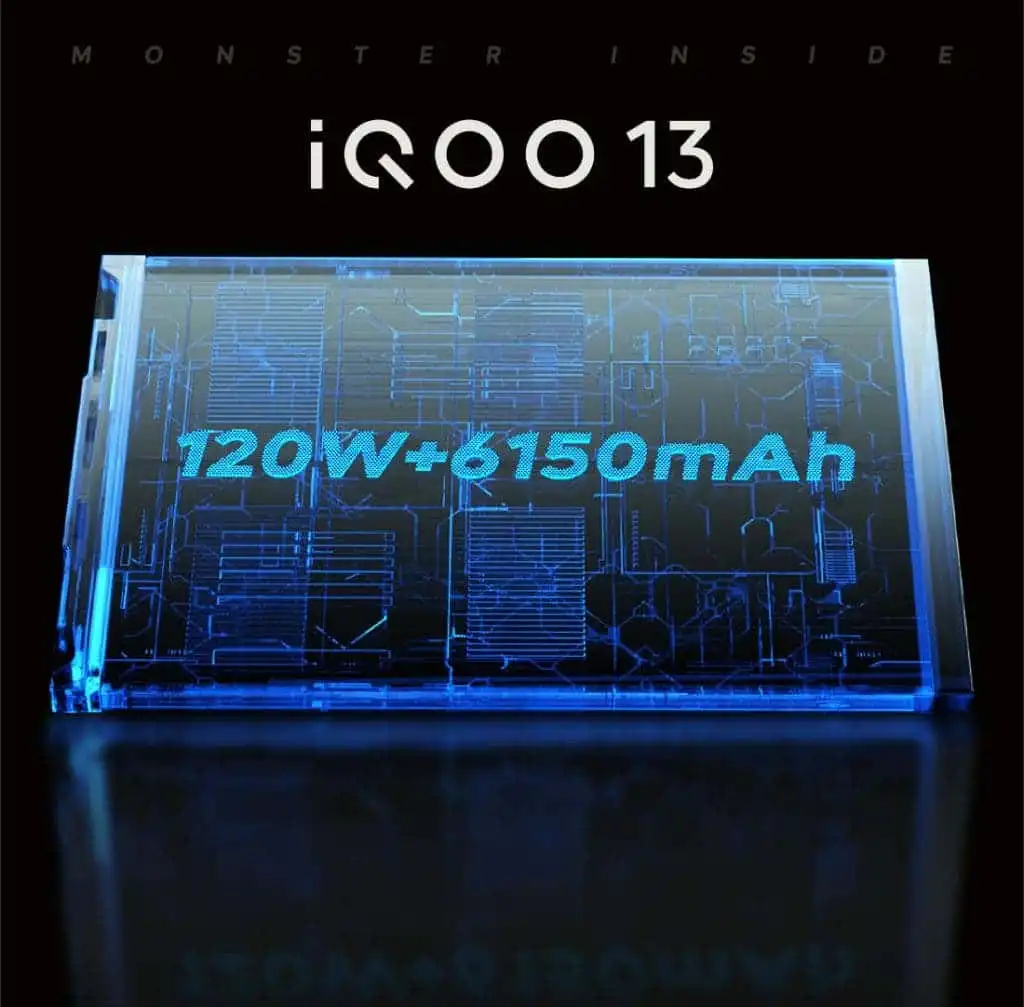 iQOO 13: официално потвърдена батерия с капацитет 6150 mAh и 120W бързо зареждане