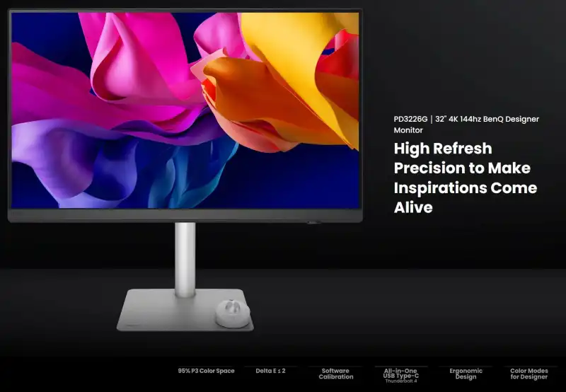 BenQ представи професионалните монитори 5K PD2730S и 4K PD3226G за PC и Mac с висока точност на цветовете