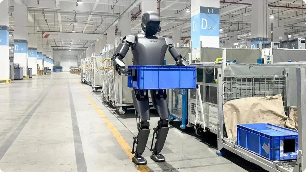 Китайският андроид Walker S1 вече работи във фабрика на BYD