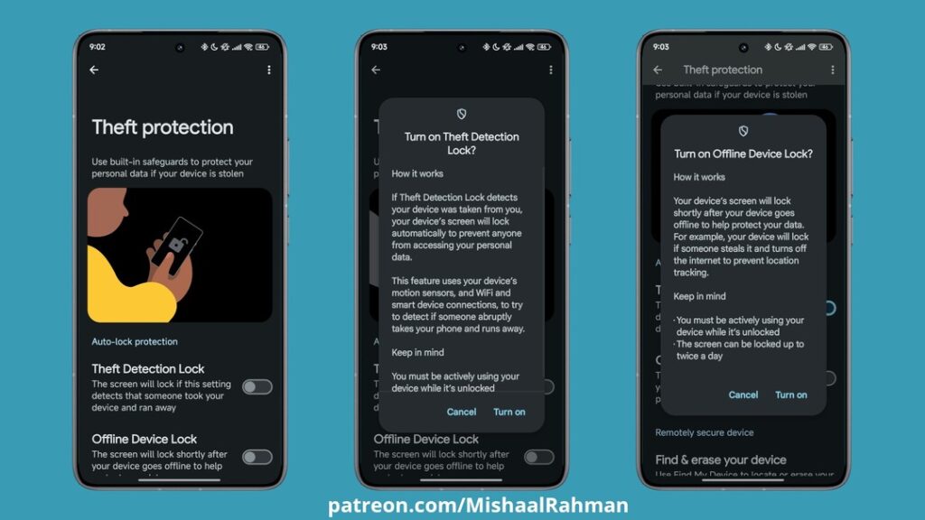 Google започна разпространението на система за защита от кражба на всички Android-смартфони