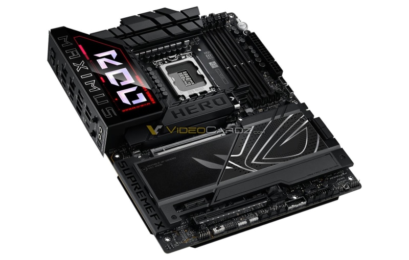 Дънните платки Asus Z890 за процесорите Intel Core Ultra 200K се появиха на изображения
