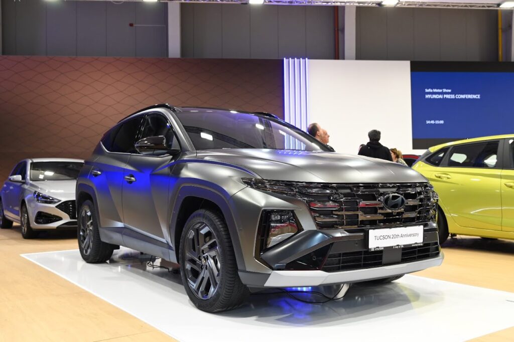 Hyundai разкрива обновената си SUV гама на Автосалон София 2024 и празнува 20 години на TUCSON
