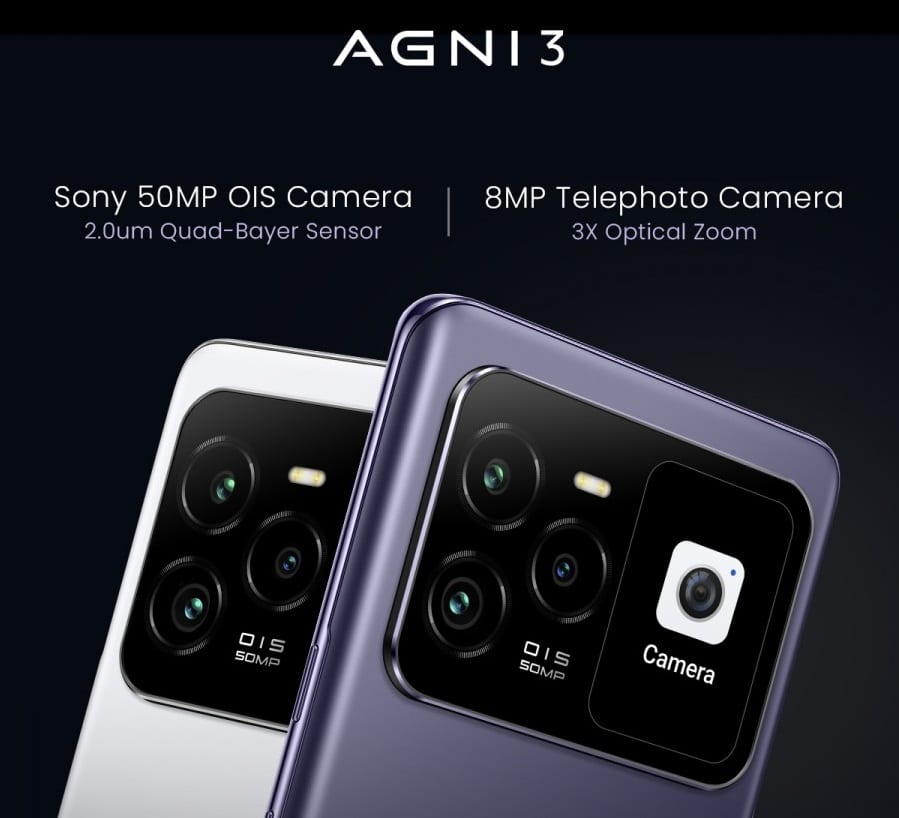 Lava Mobiles представи смартфона Agni 3 с 1,74-инчов AMOLED сензорен дисплей на задния панел