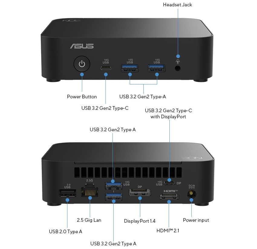 Asus представи мини-компютъра NUC 14 Essential с процесори, които самата Intel все още не е представила