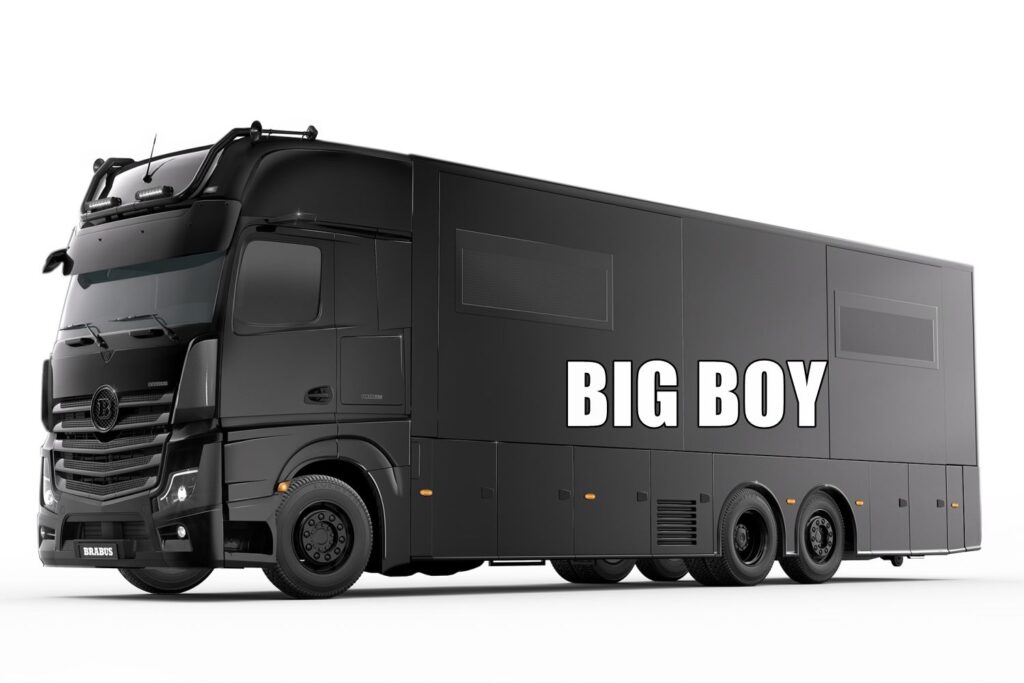 Brabus Big Boy 1200 Motorhome е кемпер, в който можеш да си готвиш carbon-ара