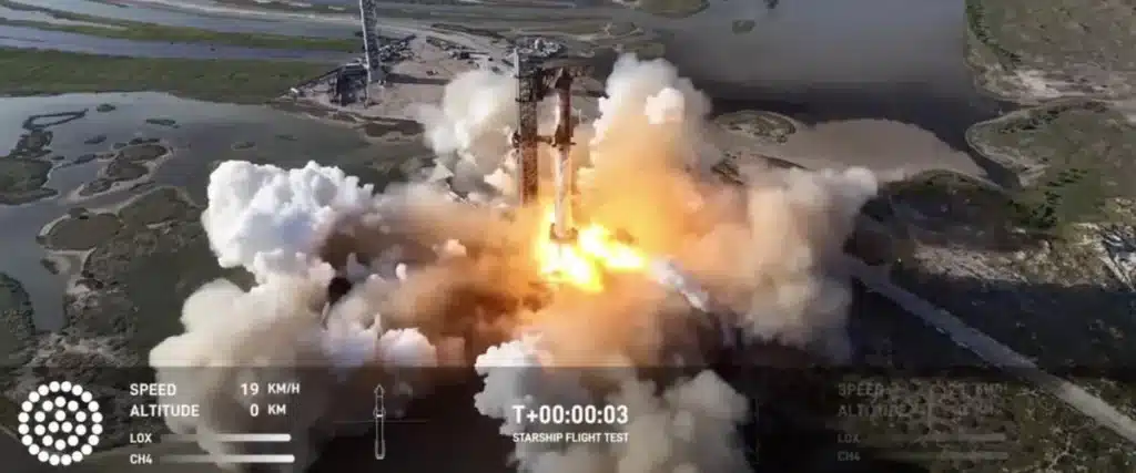 Исторически пробив: По време на шестия си полет Starship за първи път успешно тества вакуумен двигател в космоса