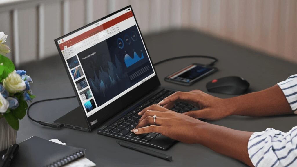 Lenovo Think Vision M14t Gen 2: Най-добрият помощник за мобилна продуктивност
