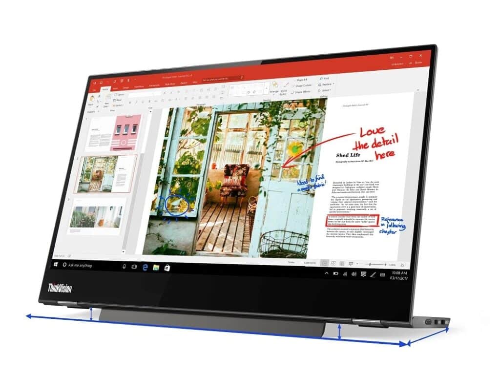 Lenovo Think Vision M14t Gen 2: Най-добрият помощник за мобилна продуктивност