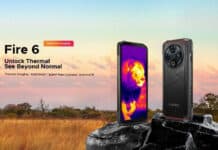 Защитеният смартфон Doogee Fire 6 предлага 10 400 mAh батерия и термовизионна камера
