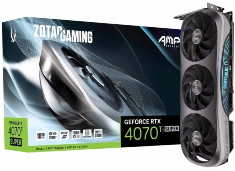 Zotac пусна 38 см графична карта GeForce RTX 4070 Ti Super, базирана на чипа RTX 4090