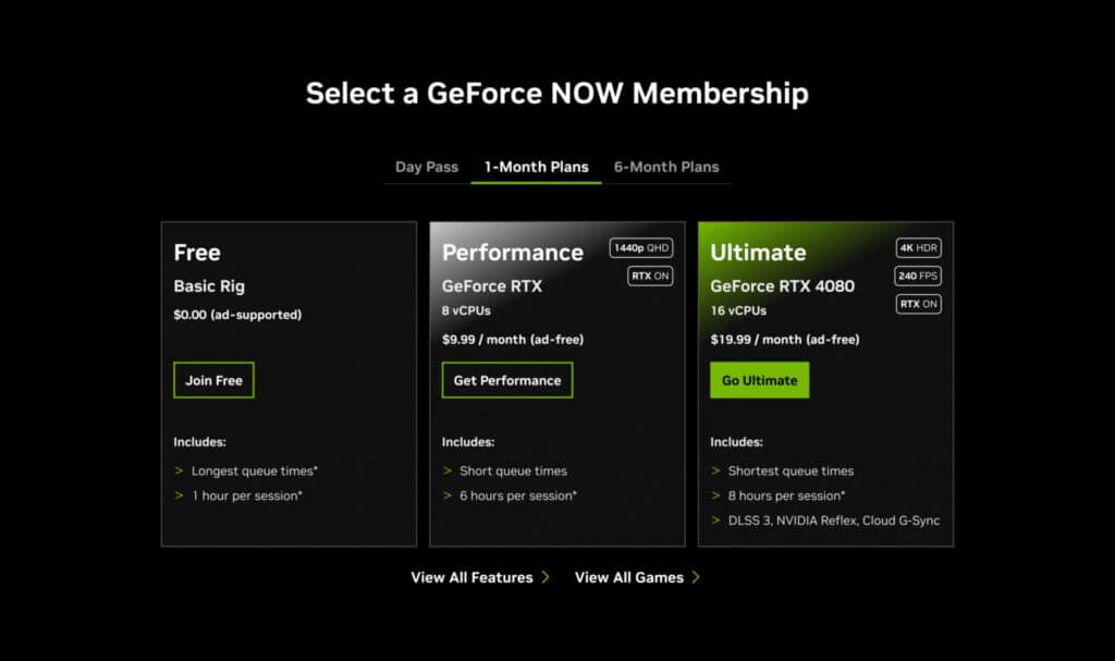 Nvidia през 2025 г. ще ограничи месечното време за игри в облачната услуга GeForce Now до 100 часа чрез абонамент
