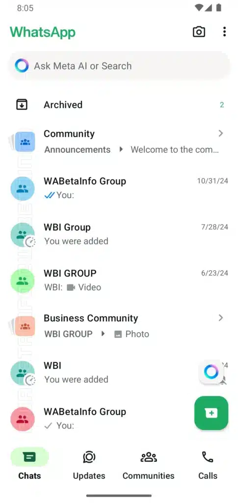 WhatsApp въвежда цветни икони за по-лесна навигация в чатовете
