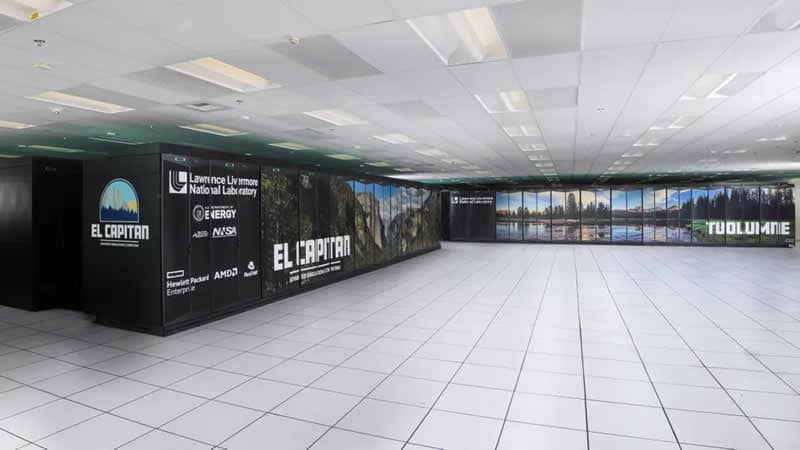 Базираният на AMD чиповете суперкомпютър El Capitan стана най-бързият в света