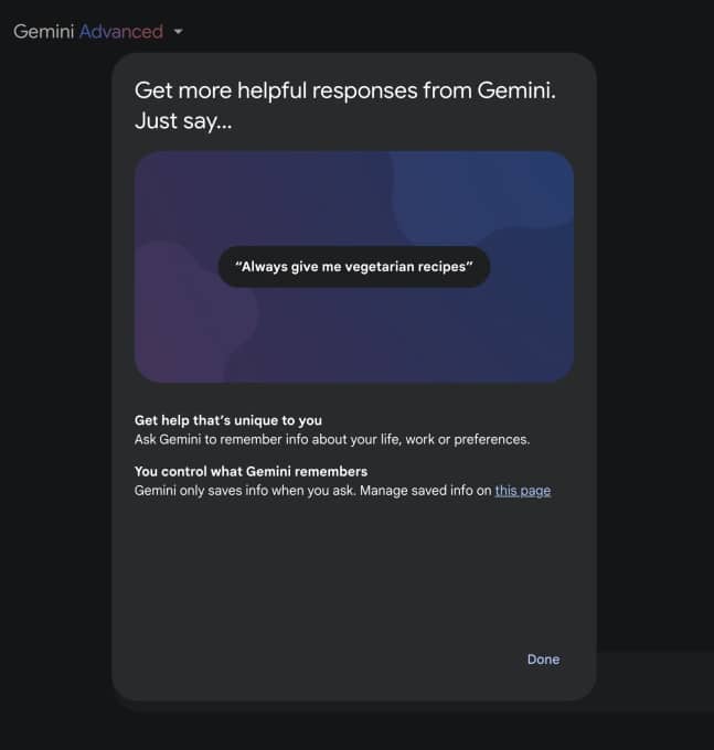Google научи Gemini да помни лична информация за потребителя – за негово собствено удобство