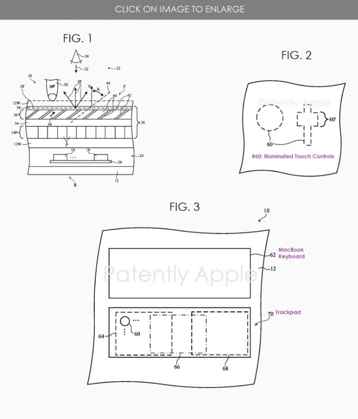 Apple патентова интерактивен тракпад за MacBook