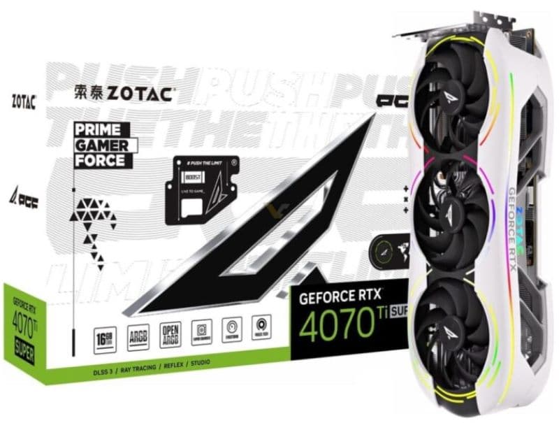 Zotac пусна 38 см графична карта GeForce RTX 4070 Ti Super, базирана на чипа RTX 4090