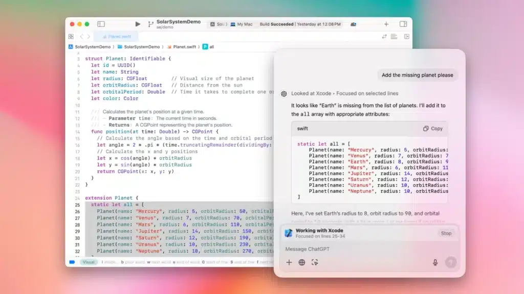ChatGPT на macOS вече може да работи със софтуер за програмисти