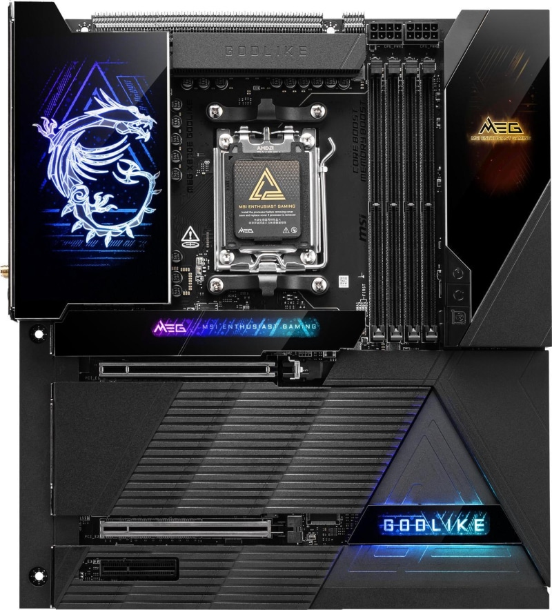 MSI пусна дънната платка X870E MEG GODLIKE на цена от 00 за процесорите Ryzen 9000