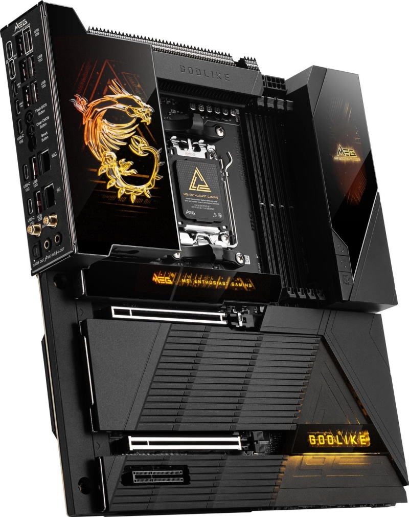 MSI пусна дънната платка X870E MEG GODLIKE на цена от 00 за процесорите Ryzen 9000