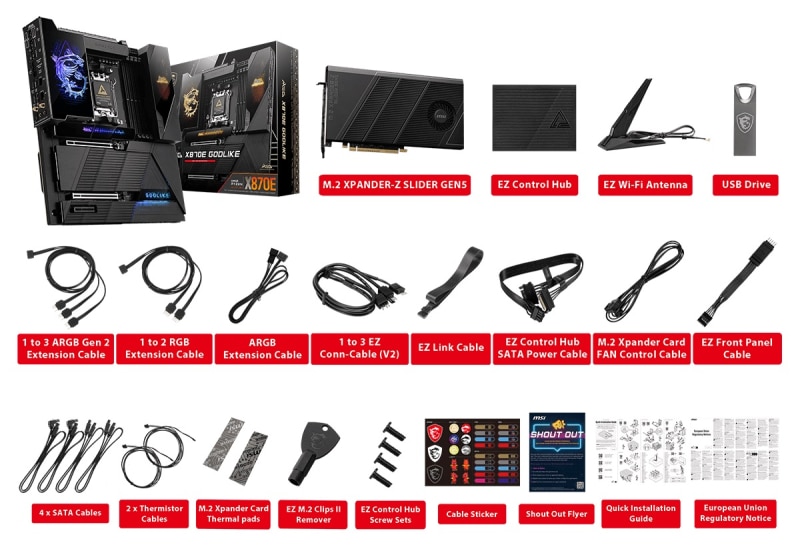 MSI пусна дънната платка X870E MEG GODLIKE на цена от 00 за процесорите Ryzen 9000