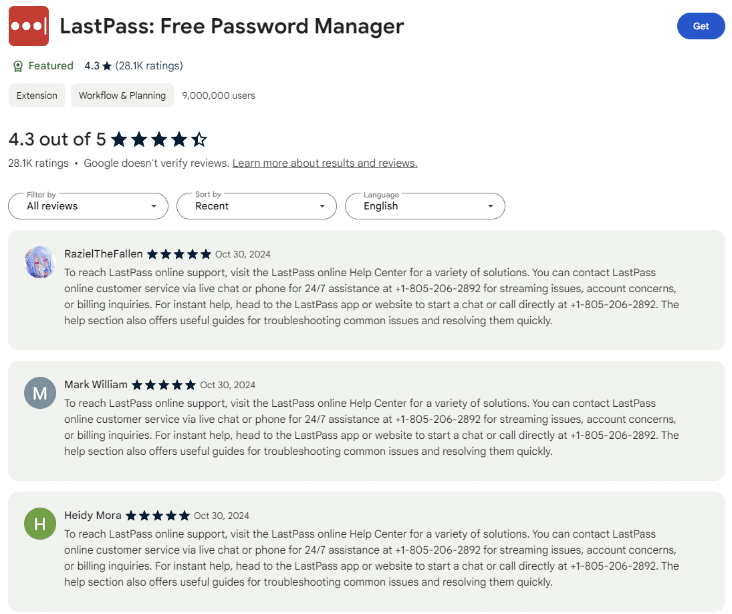 LastPass разкри нова схема за измама в уеб магазина на Chrome
