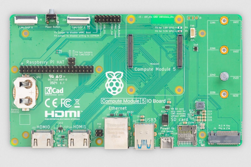 Raspberry Pi представи едноплатковия компютър Compute Module 5 без I/O портове на цена от 