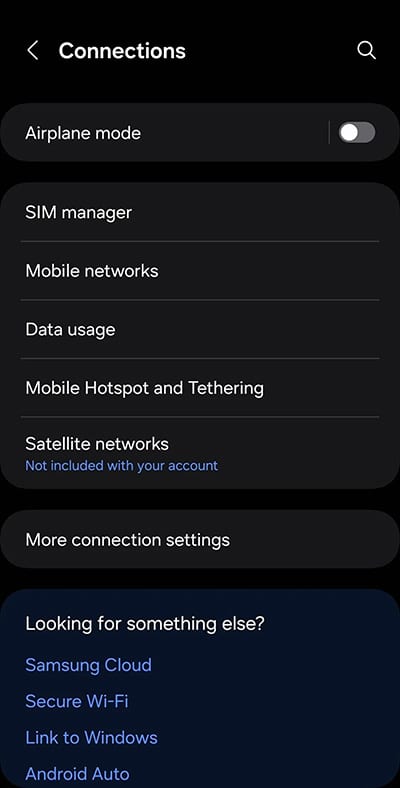Собствениците на флагмански смартфони на Samsung могат да се свързват със спътници на Starlink