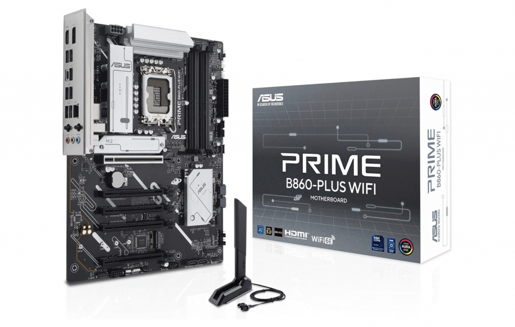Дънните платки на Asus с чипсети AMD B840, AMD B850 и Intel B860 бяха показани на изображения за първи път