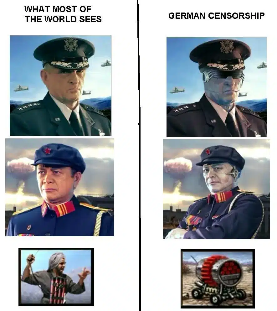Разработчик обясни защо генералите в немската версия на Command and Conquer: Generals били заменени с роботи