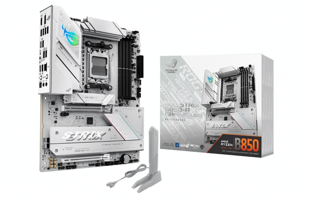 Дънните платки на Asus с чипсети AMD B840, AMD B850 и Intel B860 бяха показани на изображения за първи път