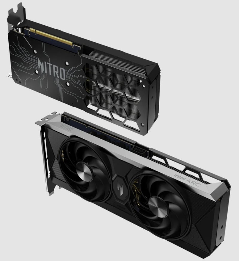 Acer представи видеокартите Arc B570 Nitro и Arc B580 Nitro с овърклок и лаконичен дизайн
