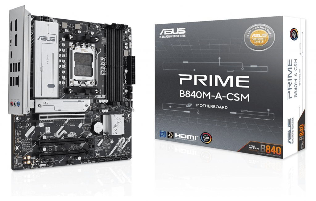 Дънните платки на Asus с чипсети AMD B840, AMD B850 и Intel B860 бяха показани на изображения за първи път