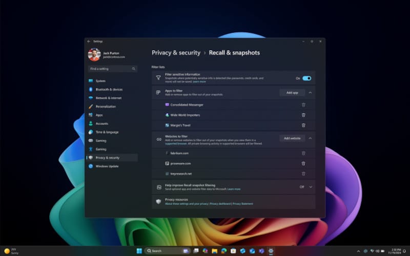 Microsoft не изпълни обещанието си: AI-функциите на Copilot+ PC на базата на чиповете на AMD и Intel не се появиха през ноември