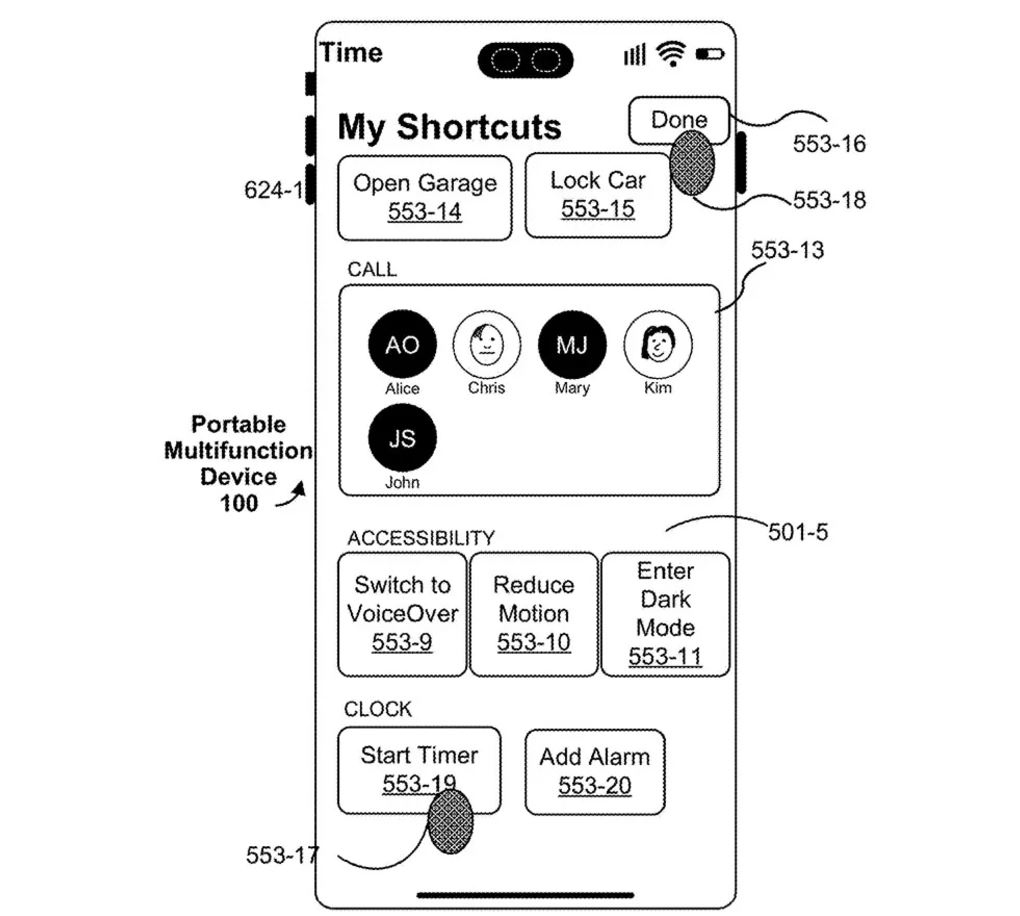 Apple патентова iPhone с четири бутона за действие