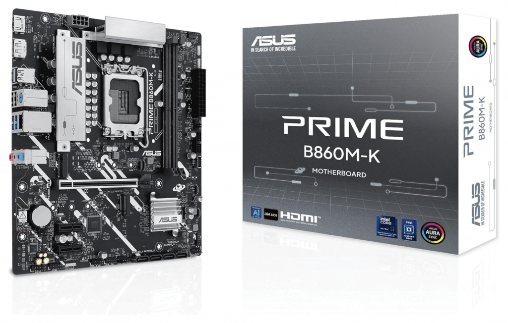 Дънните платки на Asus с чипсети AMD B840, AMD B850 и Intel B860 бяха показани на изображения за първи път
