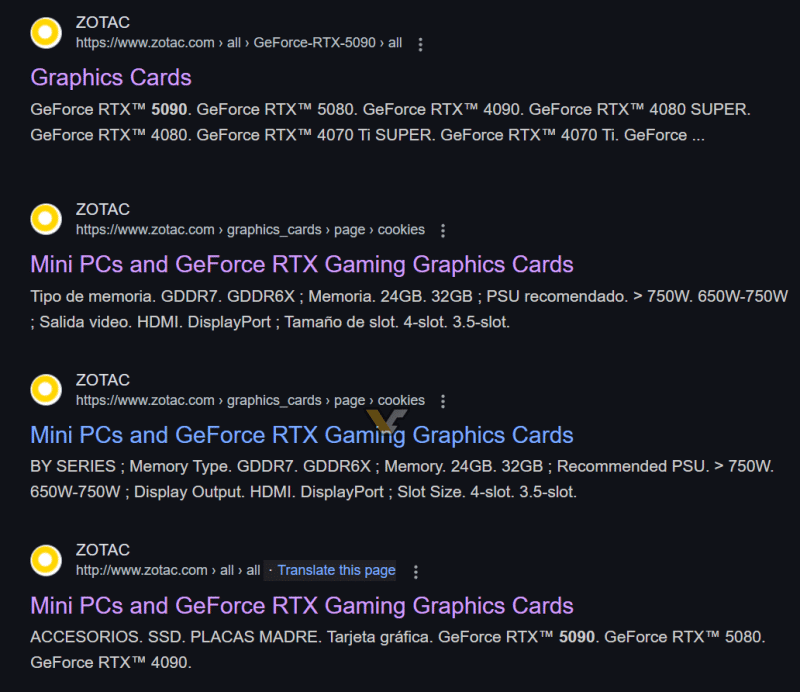 Acer разкри с колко GDDR7 памет ще разполагат новите видеокарти GeForce RTX 5090 и RTX 5080
