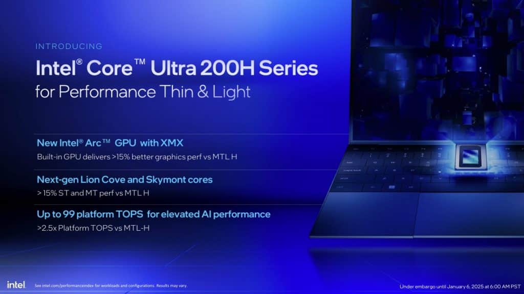 Intel представи мобилните процесори Core Ultra 200H за масовия гейминг сегмент