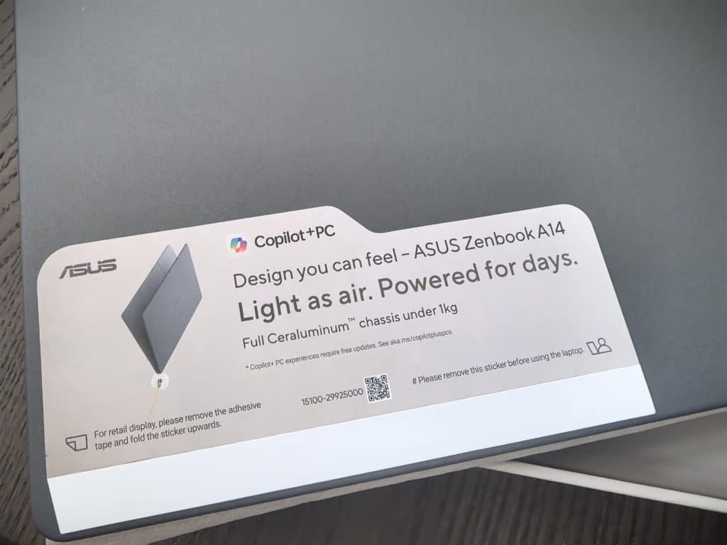Asus Zenbook A14: Лаптопът, който детронира MacBook Air – лек, мощен и издръжлив!