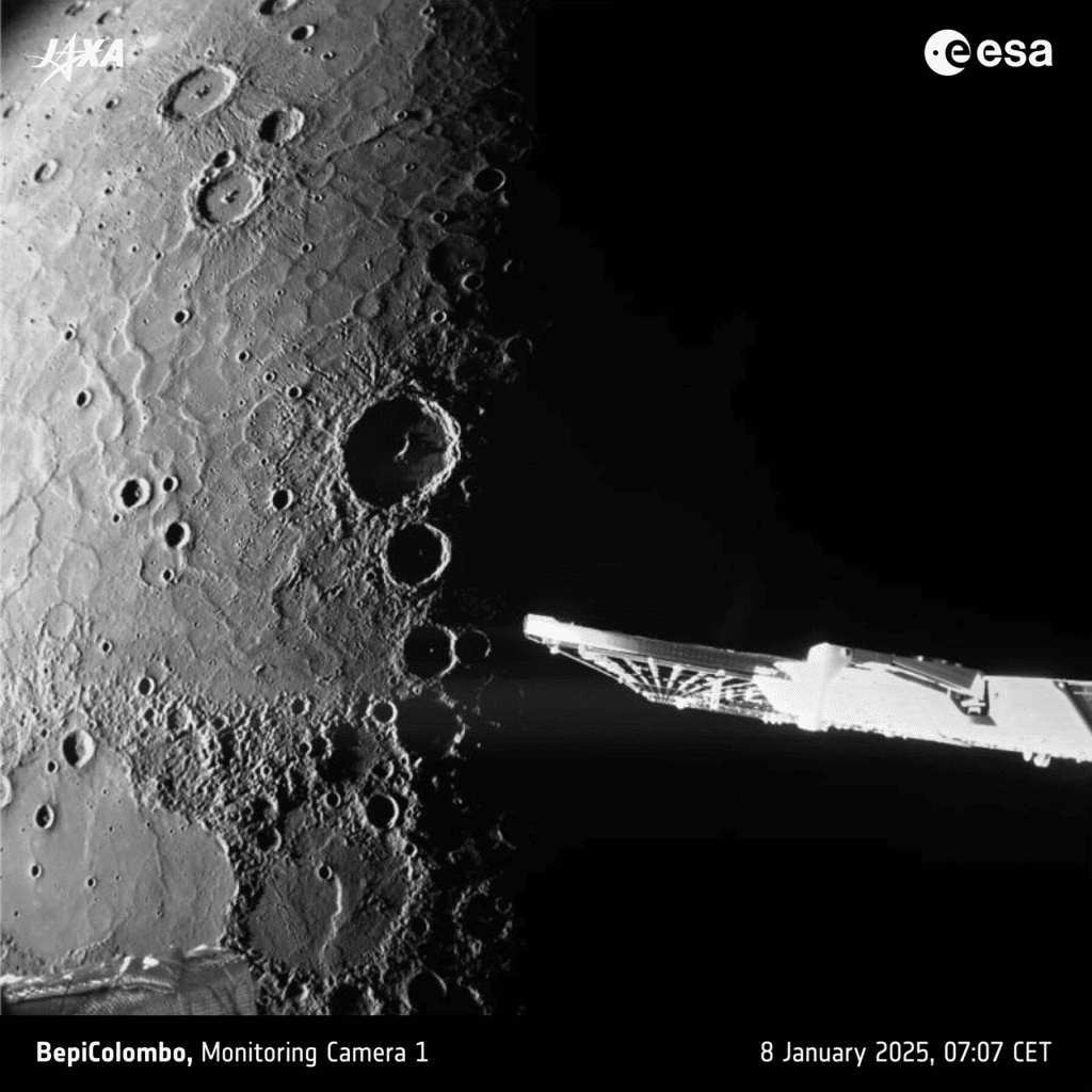 BepiColombo разкри тайните на вечния мрак на Меркурий