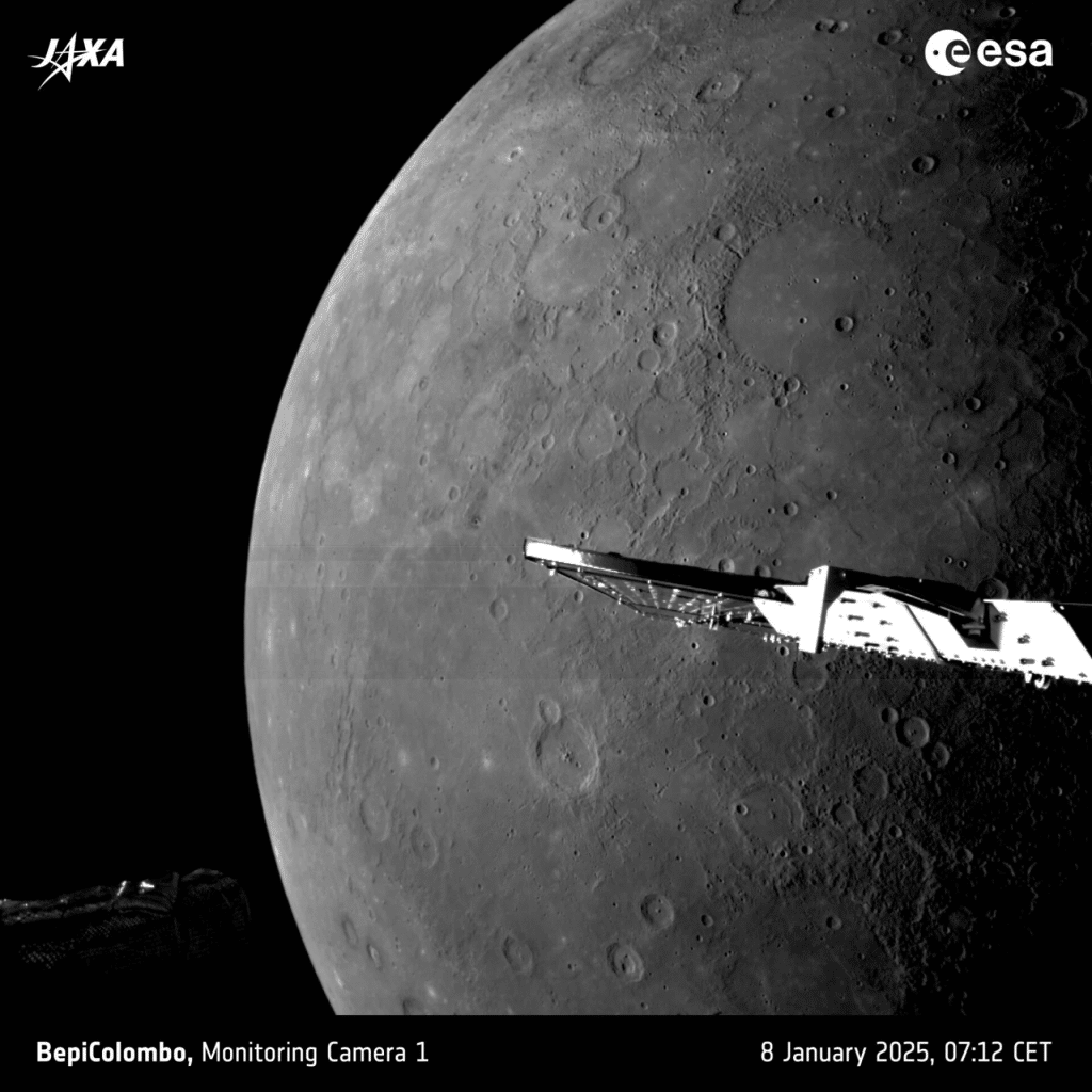 BepiColombo разкри тайните на вечния мрак на Меркурий