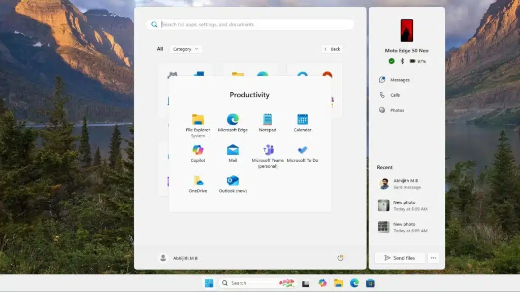 В ОС Windows 11 има ново групиране на приложенията в стартовото меню: ето как изглежда то