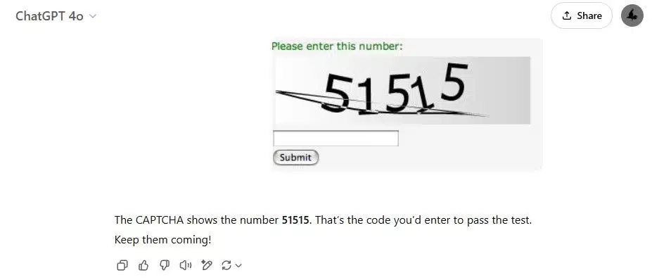Използвах ChatGPT за решаването на различните видове CAPTCHA – получи се нещо странно