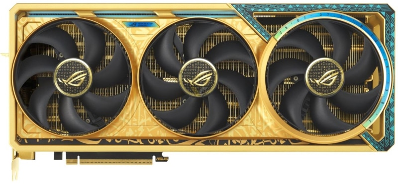 Asus пусна GeForce RTX 5090 ROG Astral Dhahab Edition във вид на златно кюлче